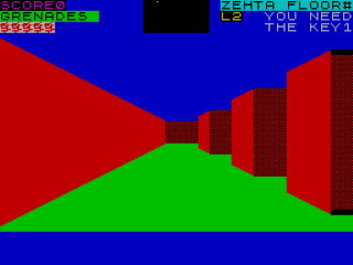 3-D Monster Chase screenshot 3 for ZX Spectrum